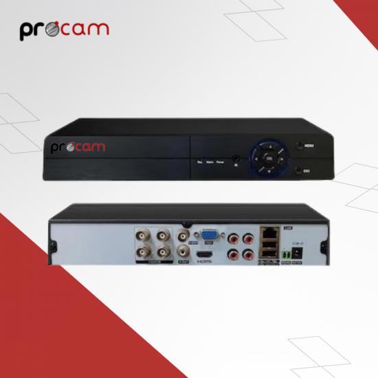 Procam Pro-9504 4 Kanal 5Mp Dvr / Kayıt Cihaz Procam Pro-9504 4 Kanal 5Mp Dvr / Kayıt Cihaz