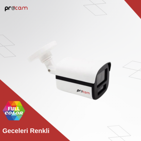 Procam Pro-2058 5mp 3.6 mm Ahd Bullet Full Color Kamera